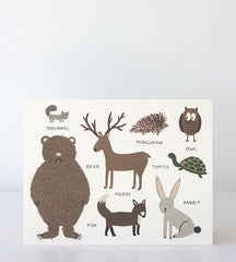 Animal Chart Card