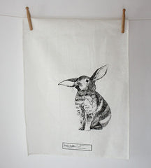 Baby Bunny Tea Towel Cream