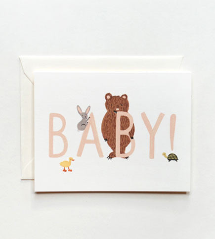 Baby (Peach) Card