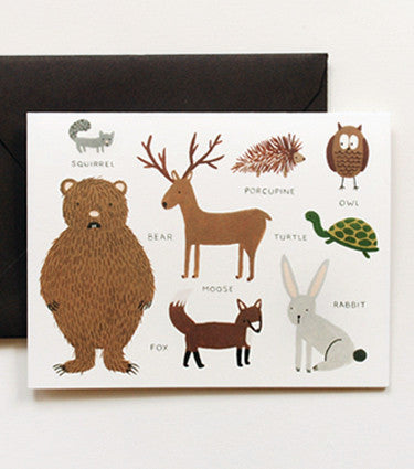 Animal Chart Card