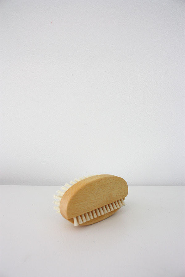 Beechwood Oval Nail Brush