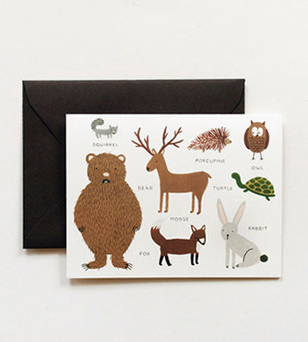 Animal Chart Card