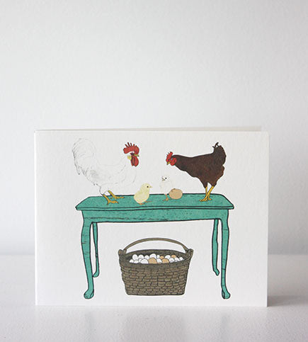 "Something great is about to be hatched" Blank Card